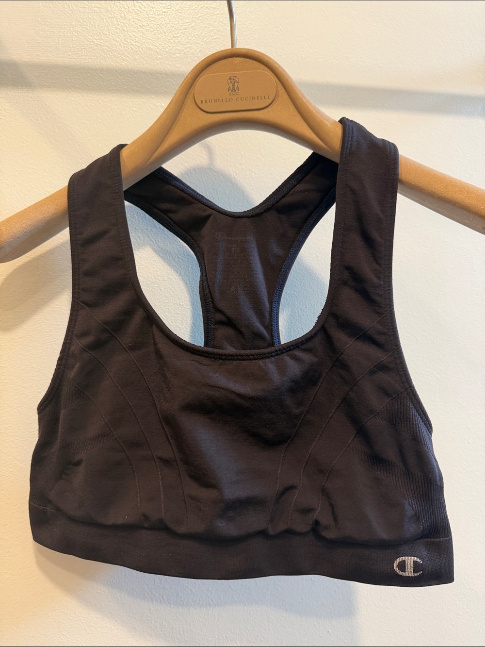 Champion Black Racerback Sports Bra